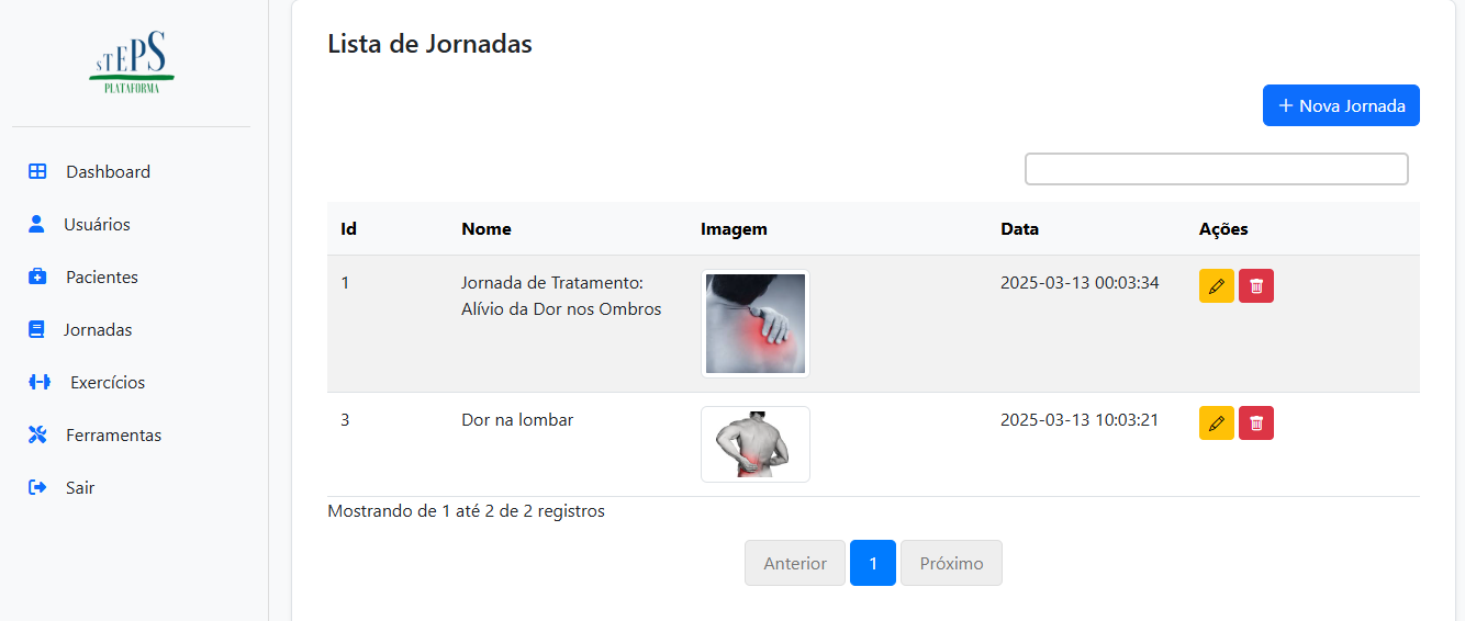 Ilustração de fisioterapia